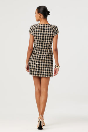 Melinda Tweed Mini Dress