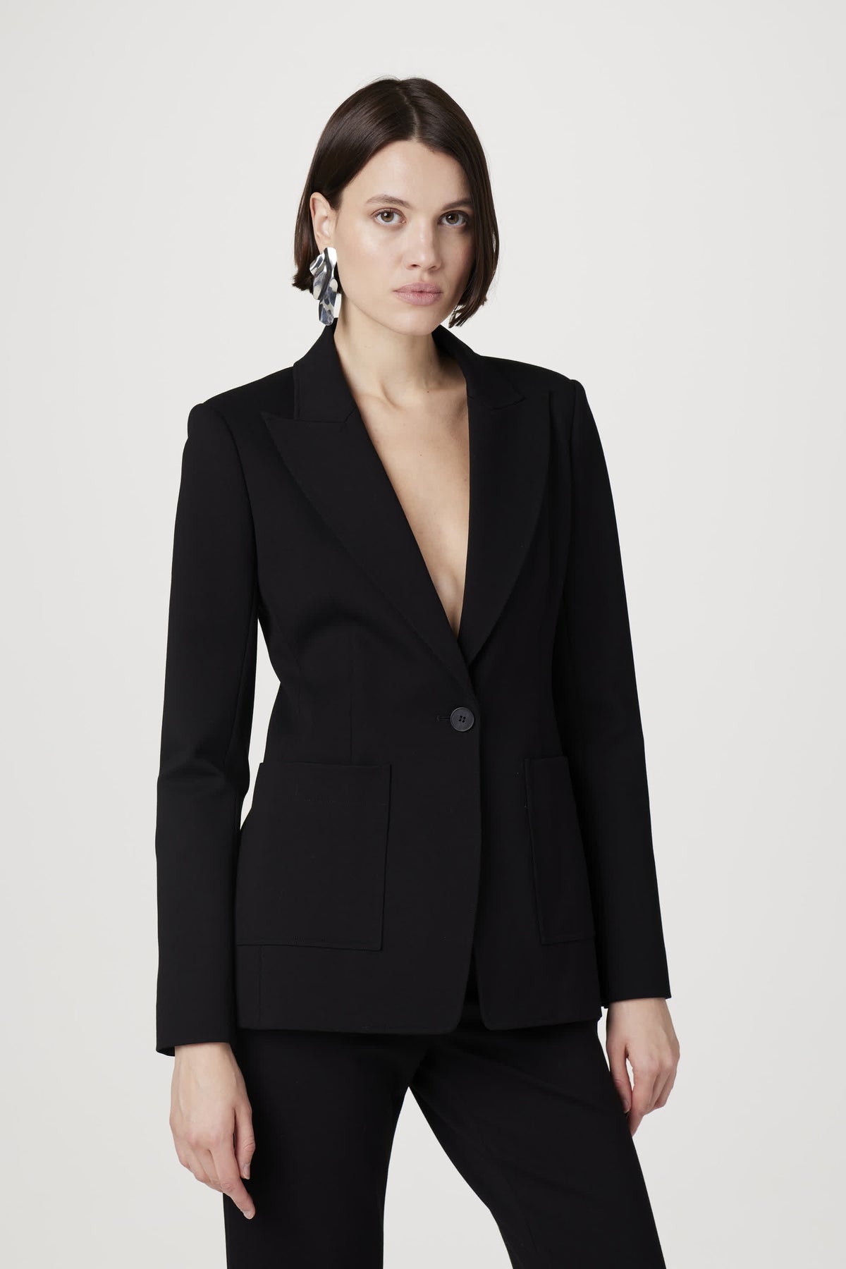 Rory Single-Button Blazer - Toccin