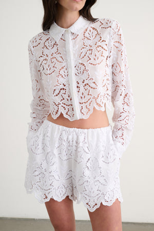 JILLY CROPPED BLOUSE - Toccin