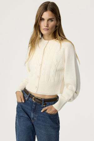 Rita Cashmere Cropped Cardigan