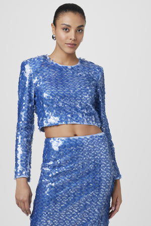 Anaya Sequin Crop Top