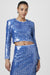 Anaya Sequin Crop Top - Toccin