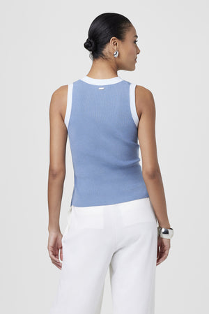 Collins Sleeveless Tie-Front Top - Toccin