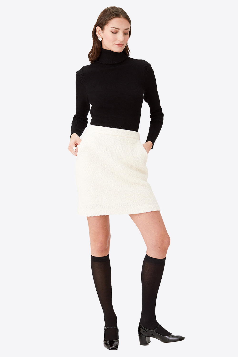Look 6 - Addison Boucle Mini Skirt